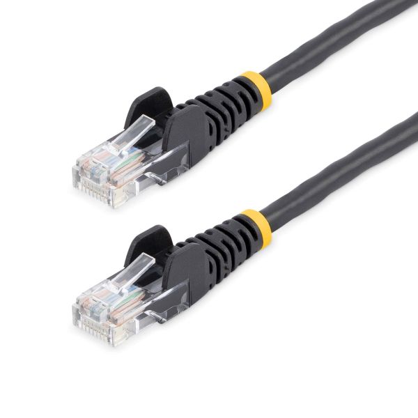 StarTech.com 45PAT5MBK netwerkkabel Zwart 5 m Cat5e U/UTP (UTP) (45PAT5MBK)