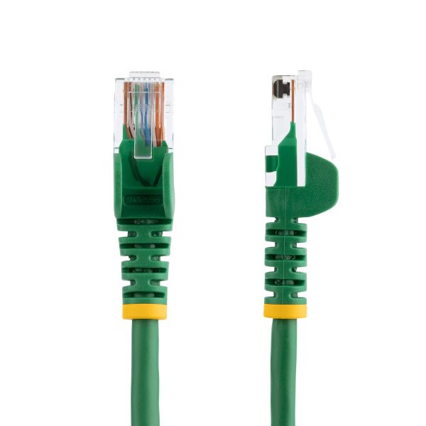 StarTech.com Cat5e Ethernet netwerkkabel met snagless RJ45 connectors - UTP kabel 5m groen (45PAT5MGN) StarTech.com Cat5e Ethernet netwerkkabel met snagless RJ45 connectors - UTP kabel 5m groen