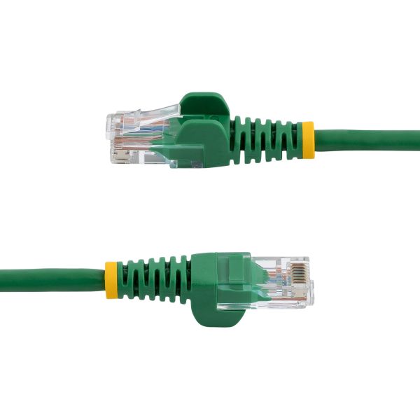 StarTech.com Cat5e Ethernet netwerkkabel met snagless RJ45 connectors - UTP kabel 5m groen (45PAT5MGN) StarTech.com Cat5e Ethernet netwerkkabel met snagless RJ45 connectors - UTP kabel 5m groen
