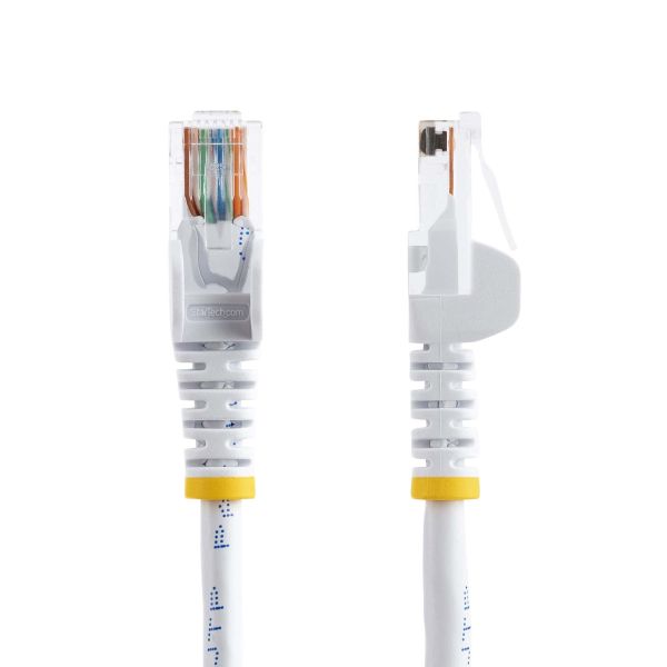 StarTech.com Cat5e Ethernet netwerkkabel met snagless RJ45 connectors UTP kabel 5m wit (45PAT5MWH)