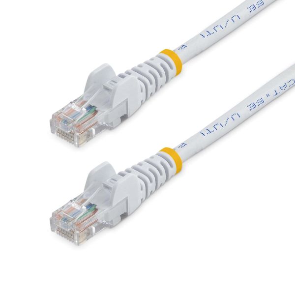 StarTech.com Cat5e Ethernet netwerkkabel met snagless RJ45 connectors UTP kabel 5m wit (45PAT5MWH) StarTech.com Cat5e Ethernet netwerkkabel met snagless RJ45 connectors UTP kabel 5m wit (45PAT5MWH)