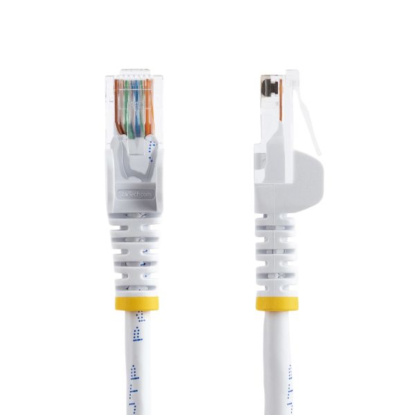 StarTech.com Cat5e Ethernet netwerkkabel met snagless RJ45 connectors UTP kabel 7m wit (45PAT7MWH)