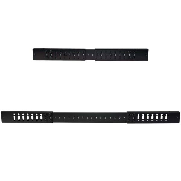 StarTech.com 25U open-frame server rack kast met 4 stijlen met instelbare diepte incl. zwenkwielen/stelpoten en kabelhaken (4POSTRACK25U)