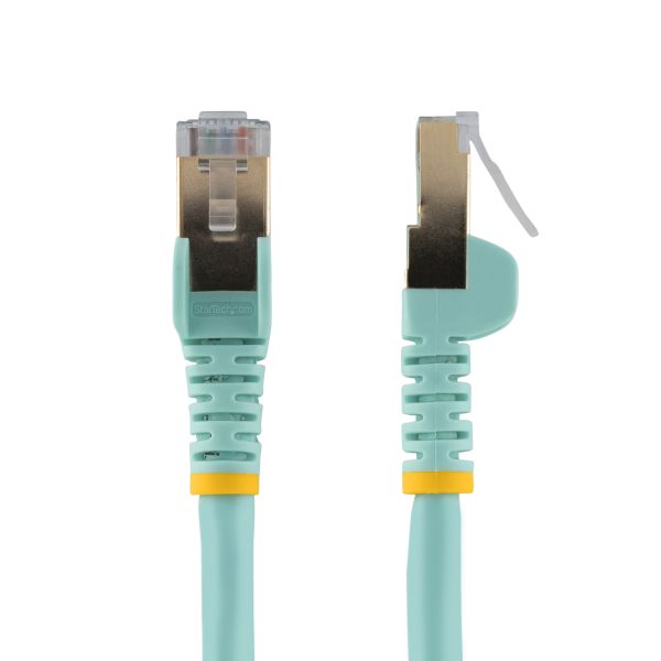 StarTech.com 2m aqua Cat6a Ethernet netwerkkabel shielded (STP) Cat6a patchkabel Cat 6a (6ASPAT2MAQ) StarTech.com 2m aqua Cat6a Ethernet netwerkkabel shielded (STP) Cat6a patchkabel Cat 6a (6ASPAT2MAQ)