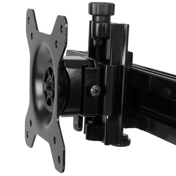 StarTech.com Dual monitor arm horizontaal zwart (ARMBARDUO)