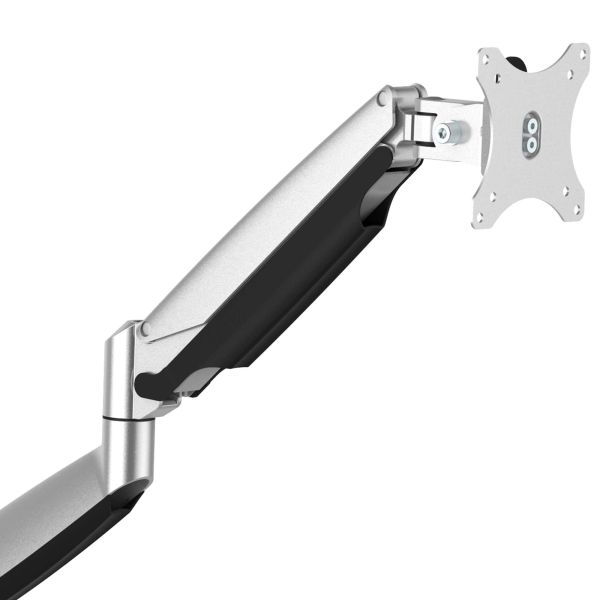StarTech.com Monitor Arm voor VESA Scherm tot 34" (9kg), Robuuste Ergonomische Monitor Beugel, Full Motion Monitorsteun, Verstelbare Hoogte, Scharnierend, Aluminium, C-Klem/Doorvoertule, Zilver (ARMPIVOTHD)