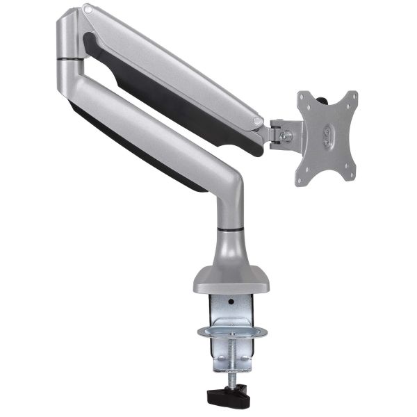 StarTech.com Monitor Arm voor VESA Scherm tot 34" (9kg), Robuuste Ergonomische Monitor Beugel, Full Motion Monitorsteun, Verstelbare Hoogte, Scharnierend, Aluminium, C-Klem/Doorvoertule, Zilver (ARMPIVOTHD)