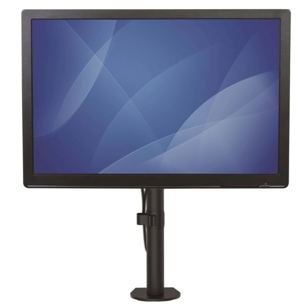 StarTech.com Monitor Arm voor VESA Scherm tot 34" (8kg), Monitorsteun met Verticale Arm voor Enkel Scherm, Verstelbare Hoogte, Ergonomische Monitor Beugel, Bureauklem/Doorvoortule (ARMPIVOTV2)