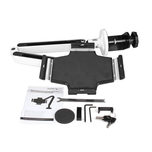 StarTech.com Tablet houder bureau monteerbaar scharnierende arm iPad of Android (ARMTBLTIW)