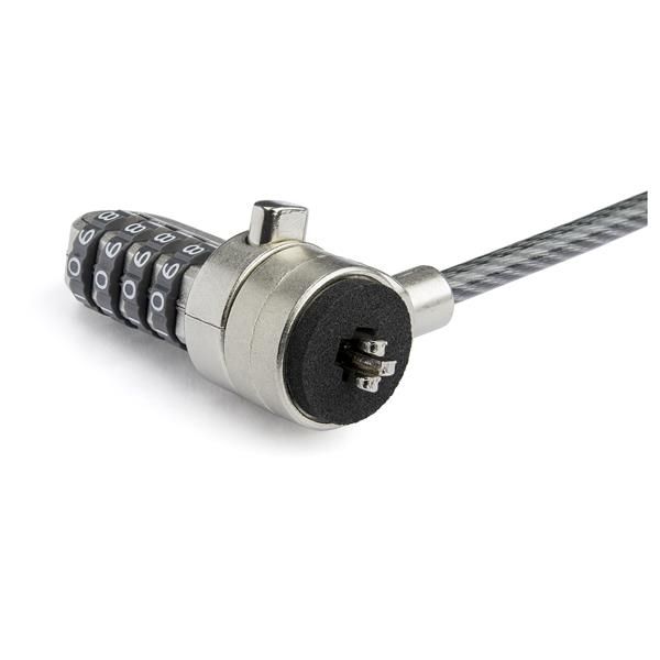 StarTech.com Laptop kabelslot verlenglus 15cm kabel & slot (BRNCHLOCK) StarTech.com Laptop kabelslot verlenglus 15cm kabel & slot (BRNCHLOCK)