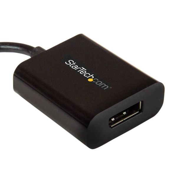 StarTech.com USB-C naar DisplayPort Adapter - 4K 60Hz/8K 30Hz - USB Type-C naar DP 1.4 HBR2 Dongle - Compacte USB-C (DP Alt Mode) Video Converter - Compatibel met Thunderbolt 3 (CDP2DP)