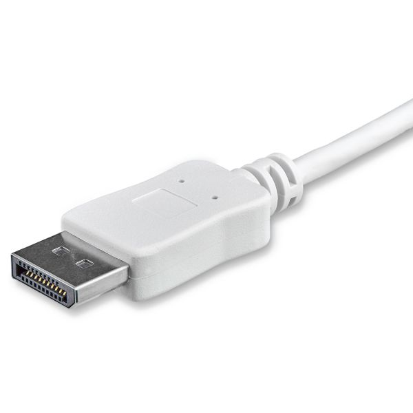 StarTech.com 1 m USB-C naar DisplayPort kabel 4K 60Hz wit (CDP2DPMM1MW)