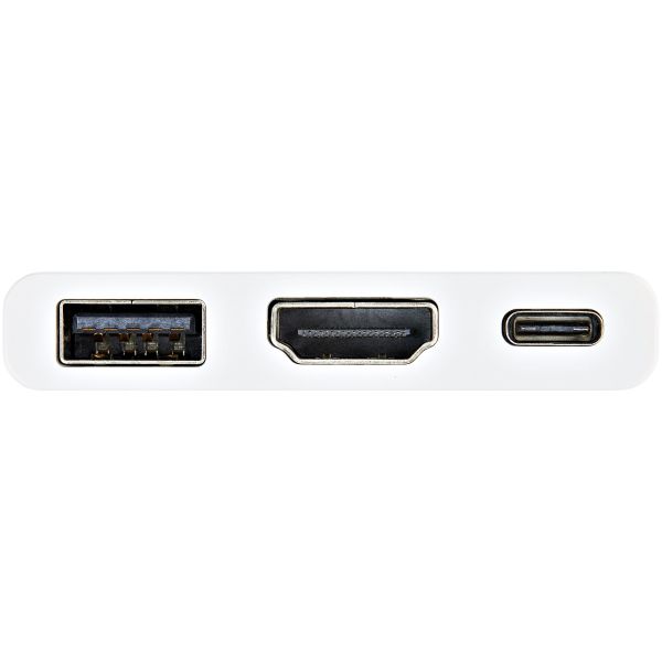 StarTech.com USB-C multiport adapter met HDMI USB 3.0 poort 60W PD wit (CDP2HDUACPW)