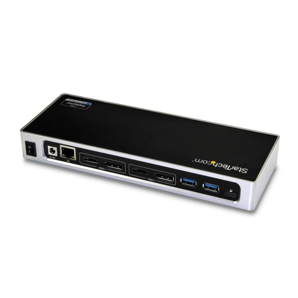 StarTech.com Hybride dual 4K USB-C docking station - met 6x USB 3.0 poorten - USB-A compatibel (DK30A2DH)
