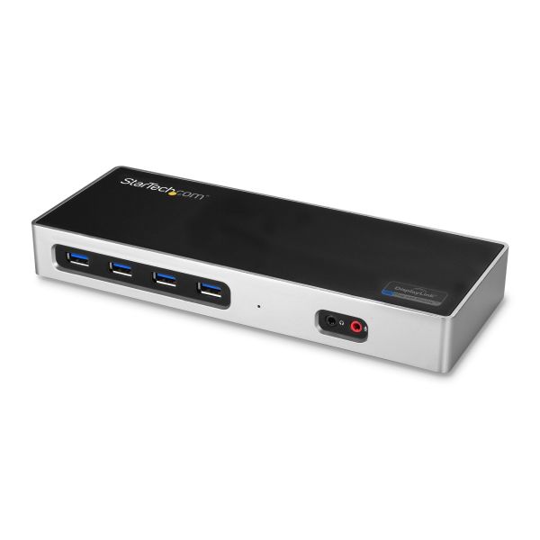 StarTech.com Hybride dual 4K USB-C docking station - met 6x USB 3.0 poorten - USB-A compatibel (DK30A2DH)
