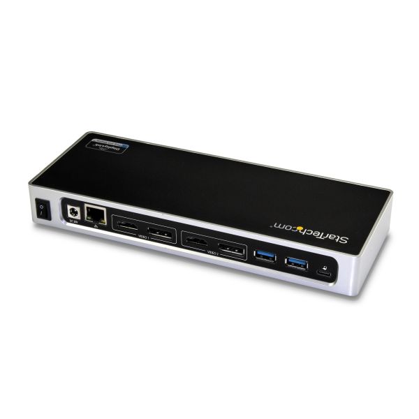 StarTech.com Hybride dual 4K USB-C docking station - met 6x USB 3.0 poorten - USB-A compatibel (DK30A2DH) 1/9 StarTech.com Hybride dual 4K USB-C docking station - met 6x USB 3.0 poorten - USB-A compatibel (DK30A2DH)