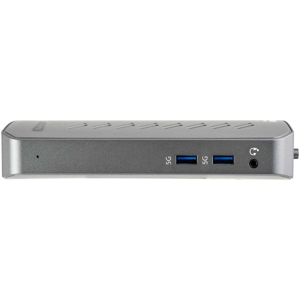 StarTech.com USB-C USB-A Dock - Hybride Universeel USB 3.0 Docking Station voor USB-C of USB-A Laptop - Dual Monitor 4K 60Hz HDMI/DisplayPort - 6x USB-A, GbE - USB 3.1 Gen 1 - Windows/Mac (DK30A2DHUUE)