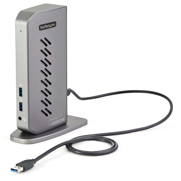 StarTech.com USB-C USB-A Dock - Hybride Universeel USB 3.0 Docking Station voor USB-C of USB-A Laptop - Dual Monitor 4K 60Hz HDMI/DisplayPort - 6x USB-A, GbE - USB 3.1 Gen 1 - Windows/Mac (DK30A2DHUUE)