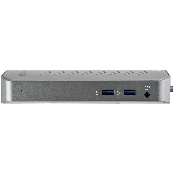 StarTech.com USB-C USB-A Dock - Hybride Universeel USB 3.0 Docking Station voor USB-C of USB-A Laptop - Dual Monitor 4K 60Hz HDMI/DisplayPort - 6x USB-A, GbE - USB 3.1 Gen 1 - Windows/Mac