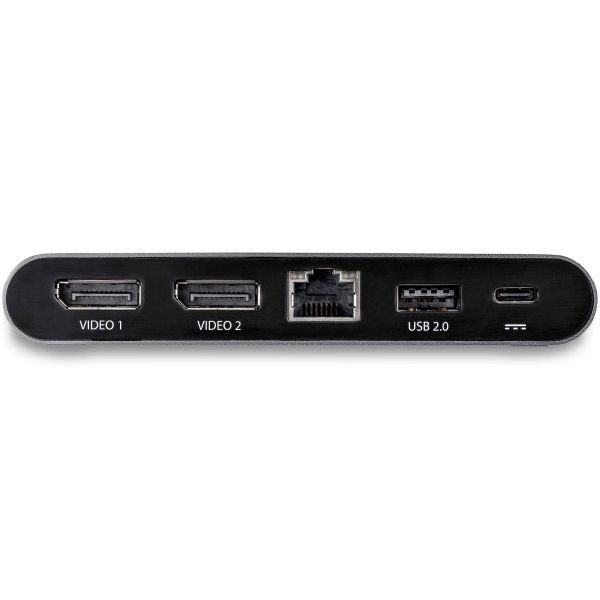 StarTech.com USB-C Dock - 4K Dual Monitor DisplayPort - Mini Laptop Docking Station - 100W Power Delivery Passthrough - GbE, 2-Port USB-A Hub - USB Type-C Multiport Adapter - 1m kabel (DK30C2DAGPD) StarTech.com USB-C Dock - 4K Dual Monitor DisplayPort - Mini Laptop Docking Station - 100W Power Delivery Passthrough - GbE, 2-Port USB-A Hub - USB Type-C Multiport Adapter - 1m kabel (DK30C2DAGPD)