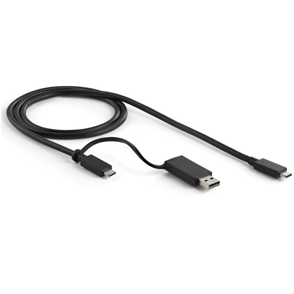 StarTech.com USB-C & USB-A Dock - Hybride Universeel Laptop Docking Station met 100W Power Delivery - Dual Monitor 4K 60Hz HDMI & DisplayPort - 4x USB 3.1 Gen 1 Hub, GbE - Windows & Mac (DK30C2DPEPUE)