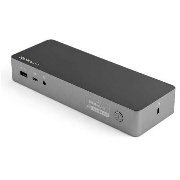 StarTech.com USB-C & USB-A Dock - Hybride Universeel Laptop Docking Station met 100W Power Delivery - Dual Monitor 4K 60Hz HDMI & DisplayPort - 4x USB 3.1 Gen 1 Hub, GbE - Windows & Mac (DK30C2DPEPUE)