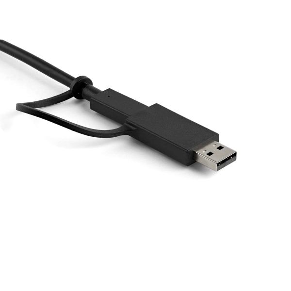 StarTech.com USB-C & USB-A Dock - Hybride Universeel Laptop Docking Station met 100W Power Delivery - Dual Monitor 4K 60Hz HDMI & DisplayPort - 4x USB 3.1 Gen 1 Hub, GbE - Windows & Mac (DK30C2DPEPUE)