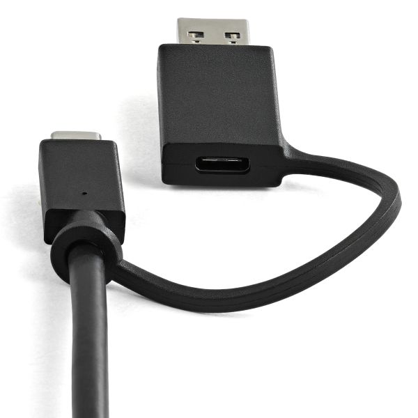 StarTech.com Universele Laptop Docking Station, Hybrid USB-C & USB-A Dock, Dual 4K DP & HDMI, 100W PD, Mac / Windows / Chrome OS, 4x USB 5Gbps Hub, GbE