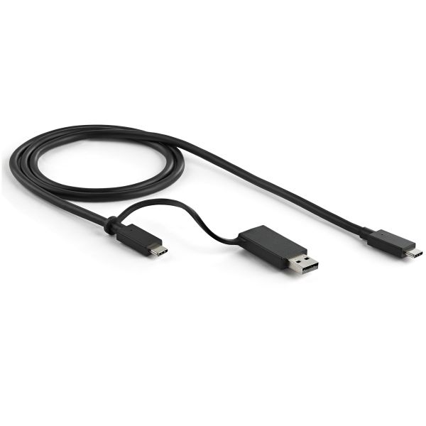 StarTech.com Universele Laptop Docking Station, Hybrid USB-C & USB-A Dock, Dual 4K DP & HDMI, 100W PD, Mac / Windows / Chrome OS, 4x USB 5Gbps Hub, GbE