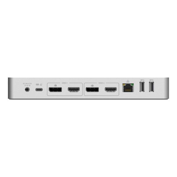 StarTech.com USB-C & USB-A Dock, Hybride Universeel Laptop Docking Station met Dual Monitor 4K60Hz HDMI & DisplayPort, USB 3.1 Gen 1 Hub, GbE, 60W Power Delivery, Windows, Mac & Chrome (DK30C2DPPDUE)
