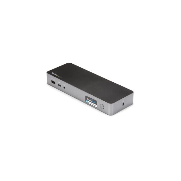 StarTech.com Universele Laptop Docking Station, Hybrid USB-C & USB-A Dock, Dual 4K DP & HDMI, 60W PD, Mac / Windows / Chrome OS, 4x USB 5Gbps Hub, GbE (DK30C2DPPDUE)