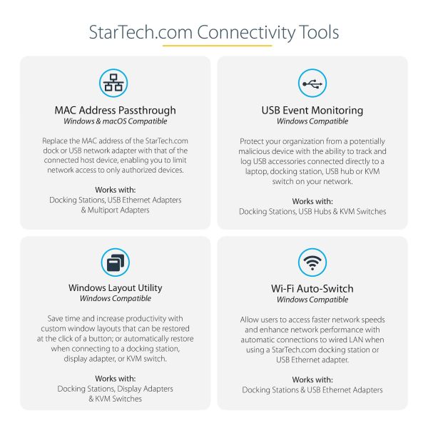 StarTech.com USB-C Dock, Triple 4K Monitor Laptop Docking Station met Dual DisplayPort & HDMI, 100W Power Delivery, USB-C, 4x USB-A Hub, USB 3.1 Gen 1 Type-C Dock, Windows & Mac (DK30CH2DEPUE)