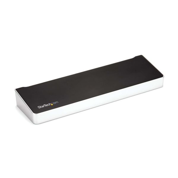 StarTech.com 4K USB-C Dock, Triple UHD 4K Monitor Docking Station, Mac & Windows, USB C to HDMI & DisplayPort, 100W Power Delivery, 5x USB 5Gbps Hub (DK30CH2DEPUE)