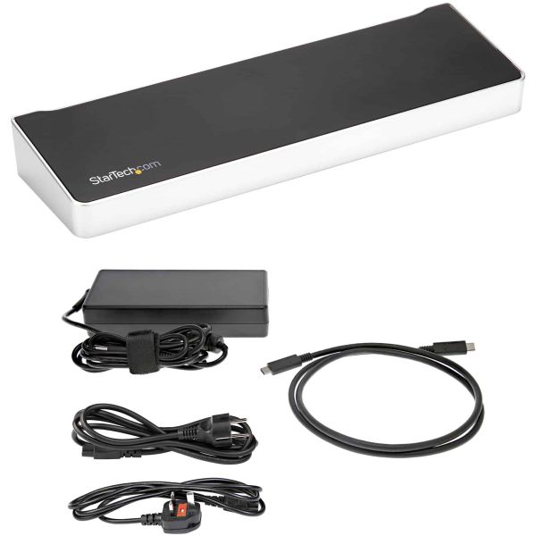 StarTech.com Triple-4K monitor USB-C docking station met 5x USB 3.0 poorten - 60W PD (DK30CH2DPPDU)