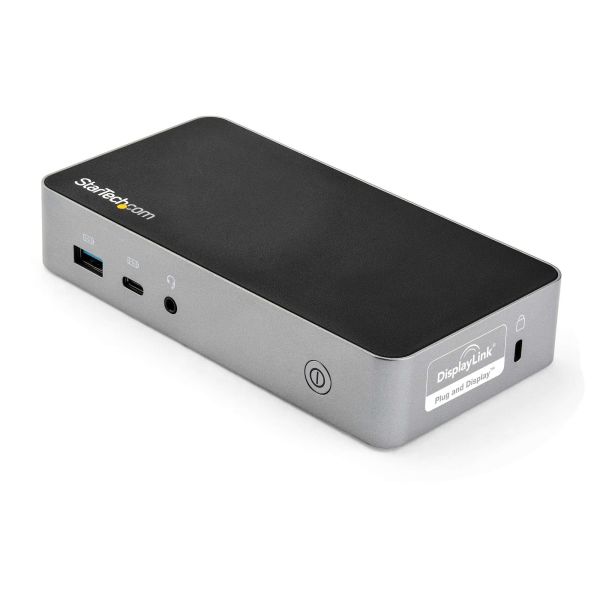 StarTech.com USB-C Dock - Dual Monitor 1080p HDMI Laptop Docking Station - 65W Power Delivery - 1x USB-C, 3x USB-A, Ethernet - Dual Video Display USB 3.1 Gen 1 Type-C Dock - Mac & Windows (DK30CHHPDEU)