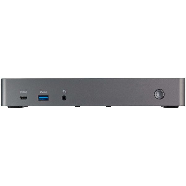 StarTech.com USB-C & USB-A Dock - Hybride Universeel Triple Monitor Laptop Docking Station DisplayPort & HDMI 4K 60Hz - 85W Power Delivery, 6x USB Hub, GbE, Audio - USB 3.1 Gen 2 10Gbps (DK31C3HDPDUE)