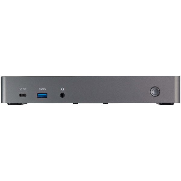 StarTech.com USB-C & USB-A Dock - Hybride Universeel Triple Monitor Laptop Docking Station DisplayPort & HDMI 4K 60Hz - 85W Power Delivery, 6x USB Hub, GbE, Audio - USB 3.1 Gen 2 10Gbps (DK31C3HDPDUE)
