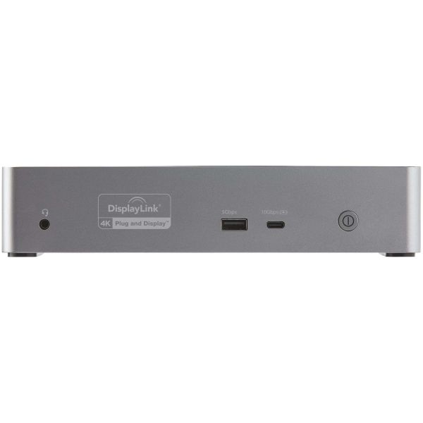 StarTech.com USB-C Dock, 4K 60Hz Quad Monitor DisplayPort & HDMI, Universeel USB Type-C Docking Station met 100W Power Delivery, USB Hub met 1x USB Type-C & 3x USB-A, Ethernet, Audio (DK31C4DPPDUE)