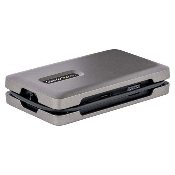 StarTech.com USB-C Multiport Adapter met USB-C DP Alt Mode Video Output/4K HDMI 2.0/VGA, USB-C Dual Monitor Docking Station, 100W PD Pass-Through, USB Type C Mini Dock/MST Adapter Hub (DKM31C3HVCPD)