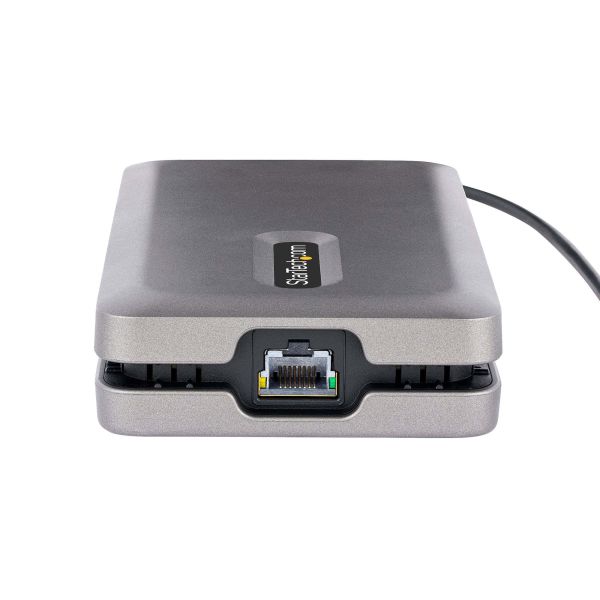 StarTech.com USB-C Multiport Adapter met USB-C DP Alt Mode Video Output/4K HDMI 2.0/VGA, USB-C Dual Monitor Docking Station, 100W PD Pass-Through, USB Type C Mini Dock/MST Adapter Hub (DKM31C3HVCPD)