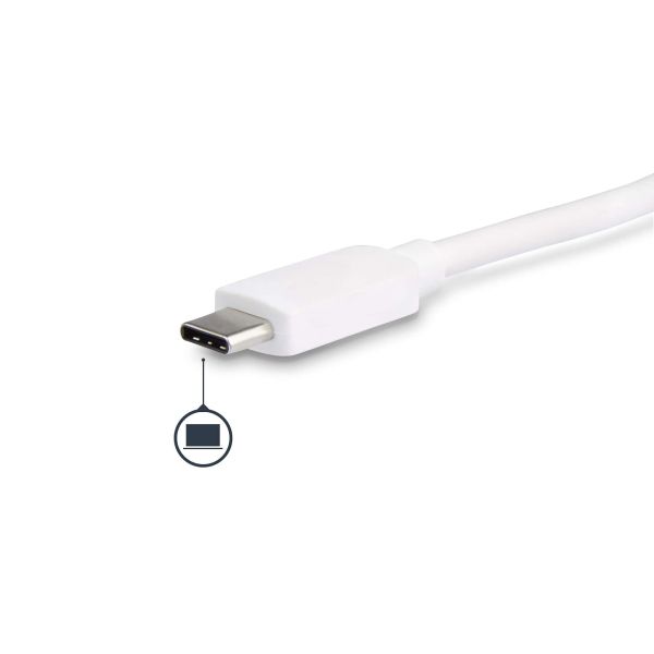 StarTech.com USB C Multiport Adapter, USB-C naar DVI-D (Digitaal) Video Adapter, 60W Power Delivery Passthrough Charging, GbE, USB-A, USB Type-C/Thunderbolt 3 Mini Laptop Dock (DKT30CDVPD)