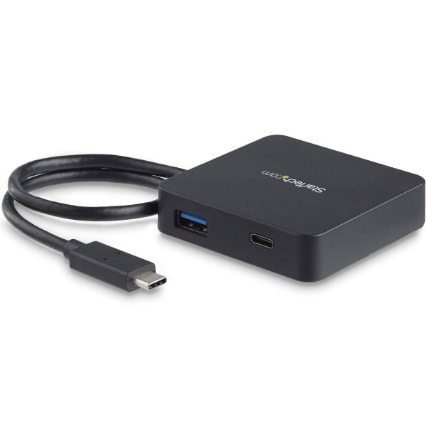 StarTech.com USB C Multiport Adapter, USB-C Travel Dock met 4K HDMI Video, Gigabit Ethernet, USB 3.0 Hub (1x USB-A 1x USB-C), USB Type-C Mini Laptop Docking Station, Thunderbolt 3 Compatibel (DKT30CHD)