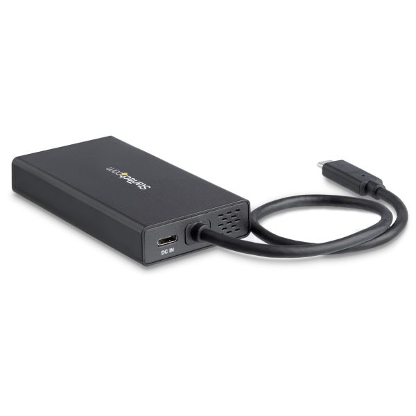 StarTech.com USB-C Multiport Adapter, USB-C Travel Dock met 4K HDMI, 60W Power Delivery Passthrough, GbE, 2pt USB-A 3.0 Hub, USB Type-C Mini Laptop Docking Station, Thunderbolt 3 Compatibel (DKT30CHPD)