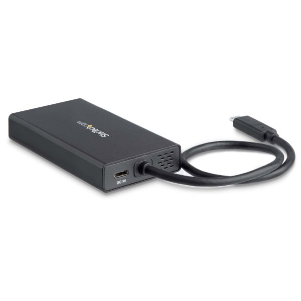 StarTech.com USB-C Multiport Adapter, USB-C Travel Dock met 4K HDMI, 60W Power Delivery Passthrough, GbE, 2pt USB-A 3.0 Hub, USB Type-C Mini Laptop Docking Station, Thunderbolt 3 Compatibel (DKT30CHPD)