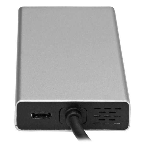 StarTech.com USB-C Multiport Adapter, USB-C Travel Dock met 4K HDMI, 60W Power Delivery Passthrough, GbE, 2pt USB-A 3.0 Hub, USB Type-C Mini Laptop Docking Station, Thunderbolt 3 Compatibel (DKT30CHPD)