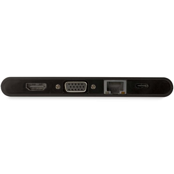 StarTech.com USB-C Multiport Adapter - USB Type-C 8-in-1 Mini Dock met HDMI 4K of VGA 1080p - 100W Power Delivery Passthrough, 3-Port USB 3.0 Hub, GbE, SD & MicroSD - Laptop Travel Dock (DKT30CHVSCPD)