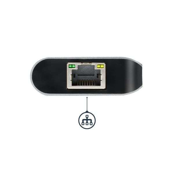 StarTech.com USB-C multiport adapter met SD kaartlezer - Power Delivery - 4K HDMI - GbE - 2 x USB 3.0 - USB-C hub - card reader - NIEUWE VERSIE BESCHIKBAAR DKT30CSDHPD3 (DKT30CSDHPD) (DKT30CSDHPD)