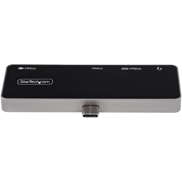StarTech.com USB C Multiport Adapter - USB-C naar 4K 60Hz HDMI 2.0, 100W Power Delivery Pass-Through, 3-Port USB 3.0 Hub met Audio - USB-C Mini Dock - USB Type-C Travel Dock (DKT30ICHPD) StarTech.com USB C Multiport Adapter - USB-C naar 4K 60Hz HDMI 2.0, 100W Power Delivery Pass-Through, 3-Port USB 3.0 Hub met Audio - USB-C Mini Dock - USB Type-C Travel Dock (DKT30ICHPD)