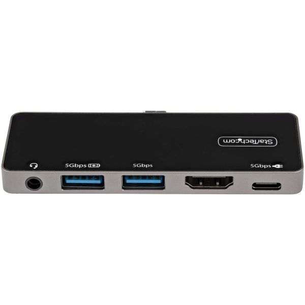 StarTech.com USB C Multiport Adapter - USB-C naar 4K 60Hz HDMI 2.0, 100W Power Delivery Pass-Through, 3-Port USB 3.0 Hub met Audio - USB-C Mini Dock - USB Type-C Travel Dock (DKT30ICHPD) StarTech.com USB C Multiport Adapter - USB-C naar 4K 60Hz HDMI 2.0, 100W Power Delivery Pass-Through, 3-Port USB 3.0 Hub met Audio - USB-C Mini Dock - USB Type-C Travel Dock (DKT30ICHPD)
