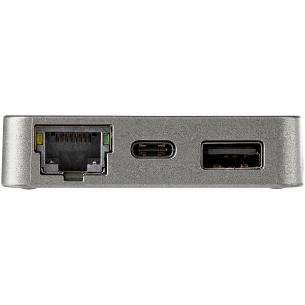 StarTech.com USB-C Multiport Adapter - USB 3.1 Gen 2 Type-C Aluminium Mini Dock - USB-C naar 4K HDMI of 1080p VGA Video - 10Gbps USB-A & USB-C Hub met GbE - Compatibel met Thunderbolt 3 (DKT31CHVL)